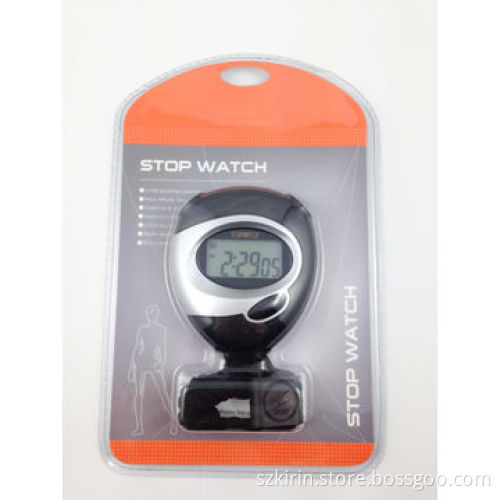 Digital Stopwatch, Time/Date/Week Display, Alarm Function, Button Battery